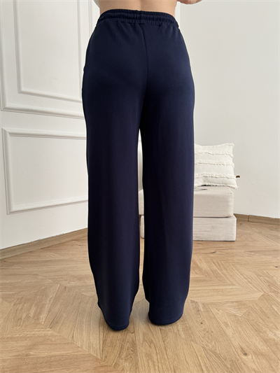 Beli Lastikli Relax Fit Eşofman Altı Lacivert