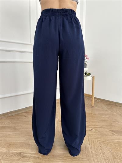 Beli Lastikli Pantolon Lacivert