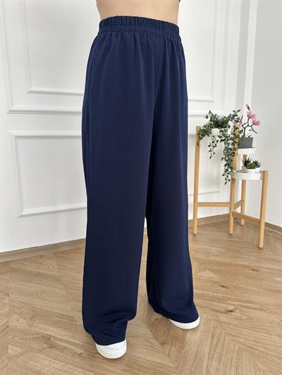 Beli Lastikli Pantolon Lacivert