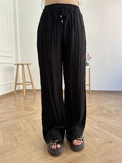Beli Lastikli Pantolon Siyah
