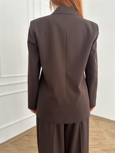 Blazer Ceket Kahve