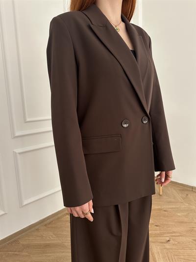 Blazer Ceket Kahve