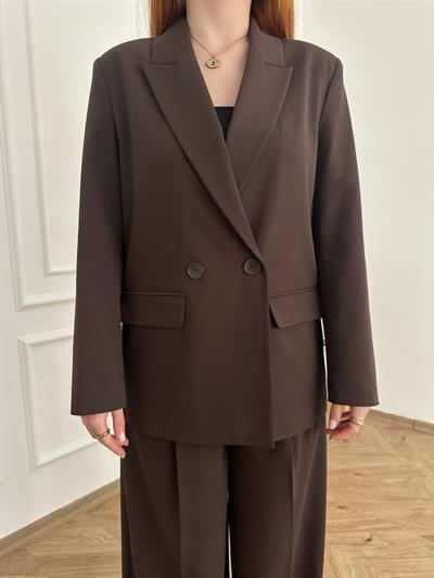 Blazer Ceket Kahve
