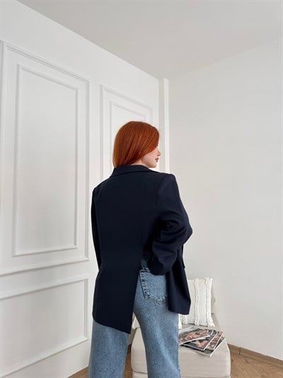 Blazer Ceket Lacivert