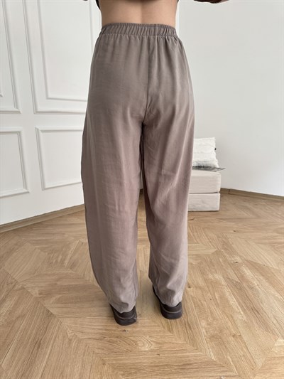 Bol Paça Pantolon Duman