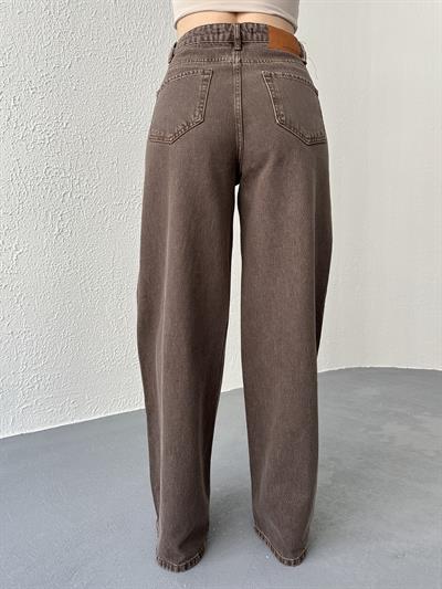 Bol Paça Pantolon Kahve