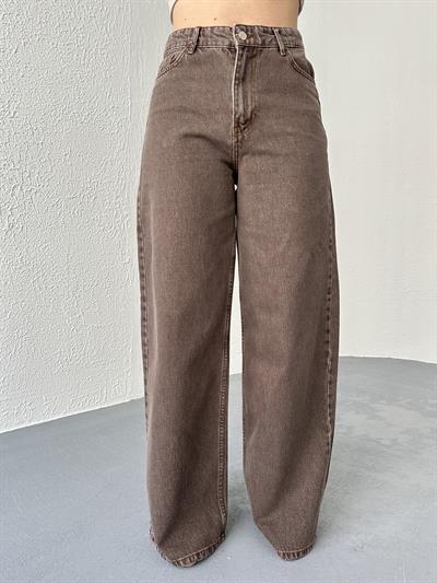 Bol Paça Pantolon Kahve