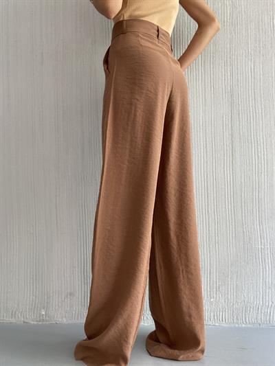 Bol Paça Pantolon Kahve