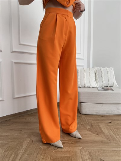 Bol Paça Pantolon Turuncu