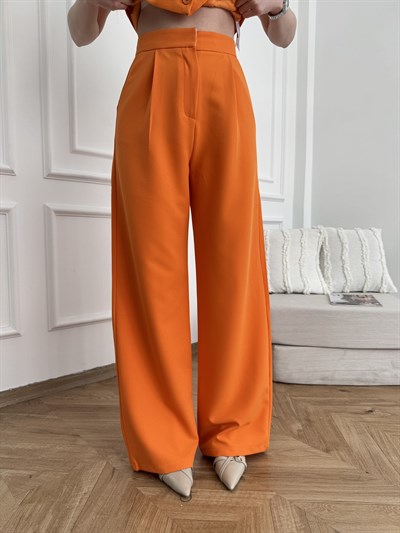 Bol Paça Pantolon Turuncu