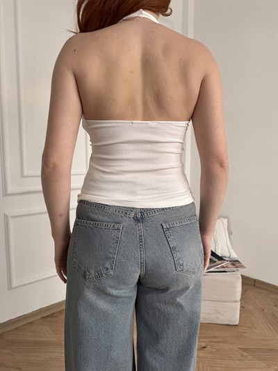 Boyundan Geçmeli Atlet Ekru