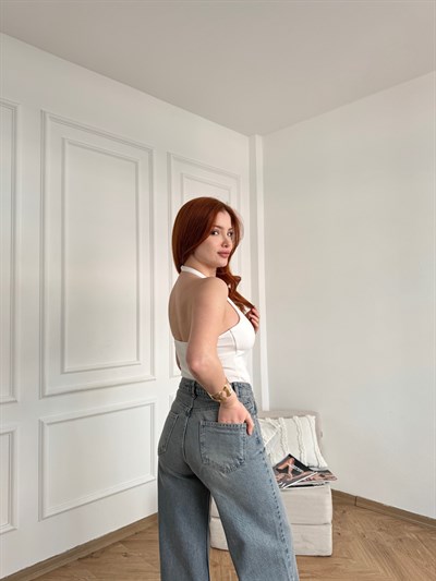 Boyundan Geçmeli Atlet Ekru