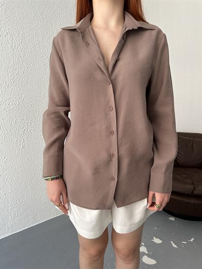 Cepsiz Gömlek Kahve