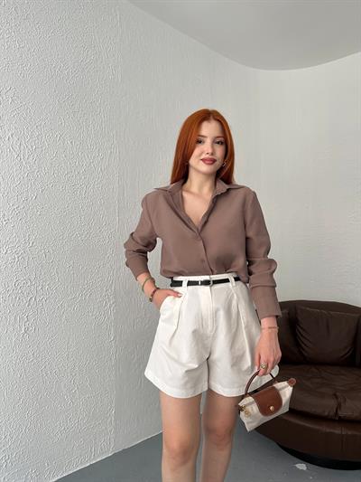 Cepsiz Gömlek Kahve