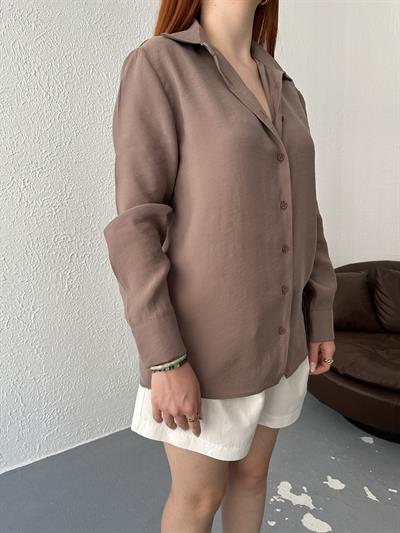 Cepsiz Gömlek Kahve