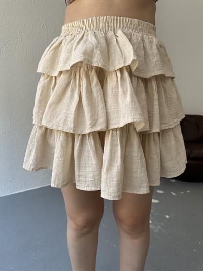 Fırfır Etek Naturel