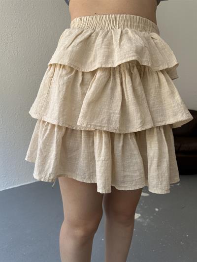 Fırfır Etek Naturel