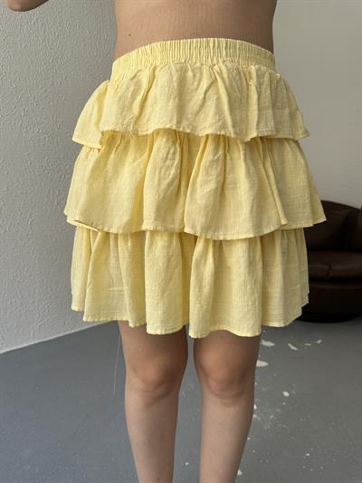Fırfır Etek Sarı
