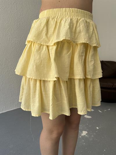 Fırfır Etek Sarı