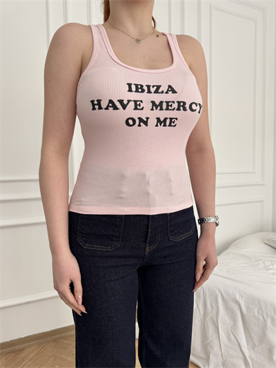 Ibıza Atlet Şeker pembe