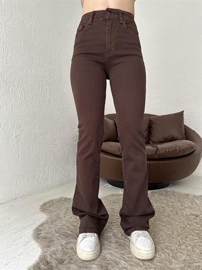 Bol Paça Pantolon 78 kahve