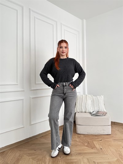 Kesik Paça Jean Füme