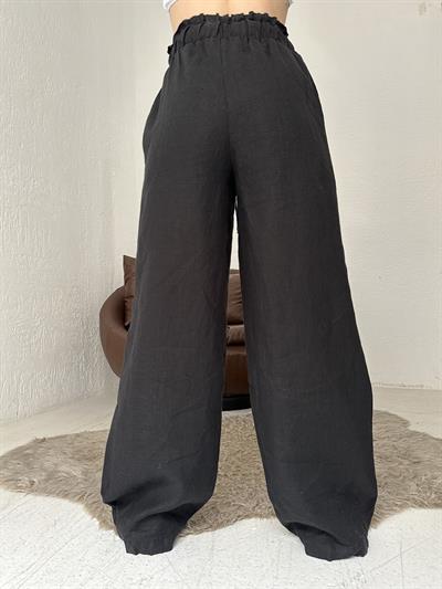 Keten Pantolon Siyah