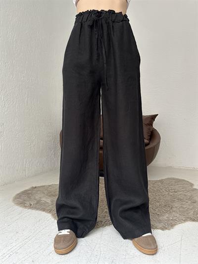 Keten Pantolon Siyah