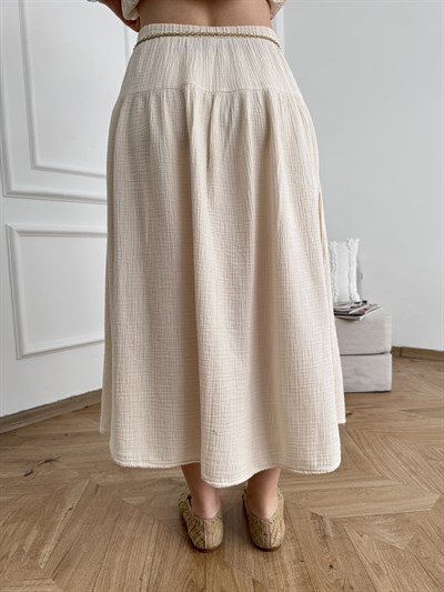 Krinkıl Çan Etek Ekru