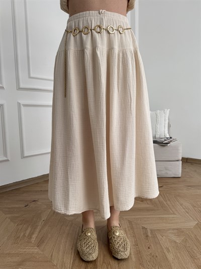 Krinkıl Çan Etek Ekru