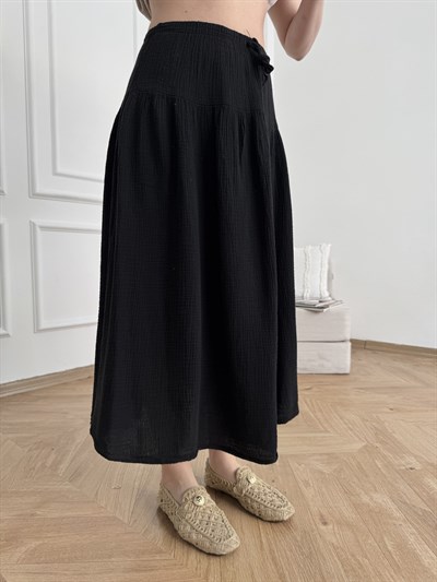 Krinkıl Çan Etek Siyah