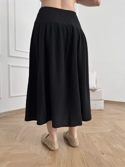 Krinkıl Çan Etek Siyah