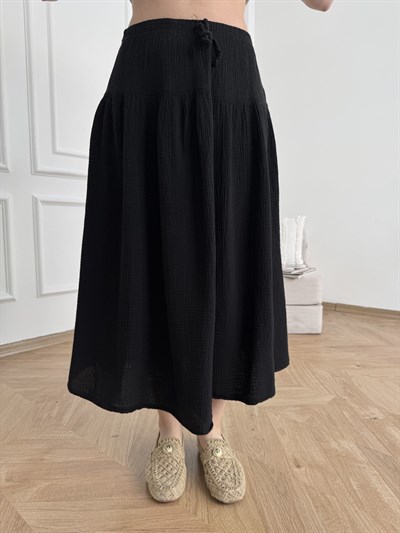 Krinkıl Çan Etek Siyah