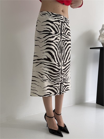 Midi Boy Zebra Desen Etek Zebra