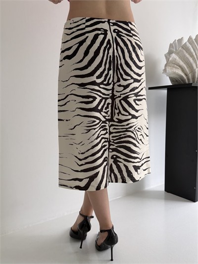 Midi Boy Zebra Desen Etek Zebra