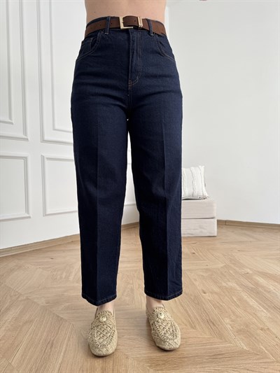 Mom Fit Kemerli Jean Rins
