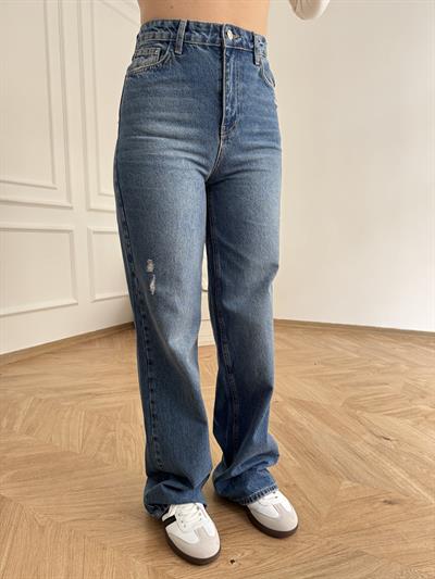 Wide Leg Jean Mavi