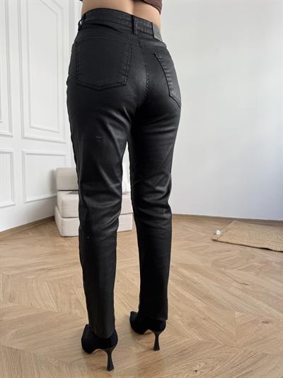 Mumlu Dar Paça Pantolon 07 siyah