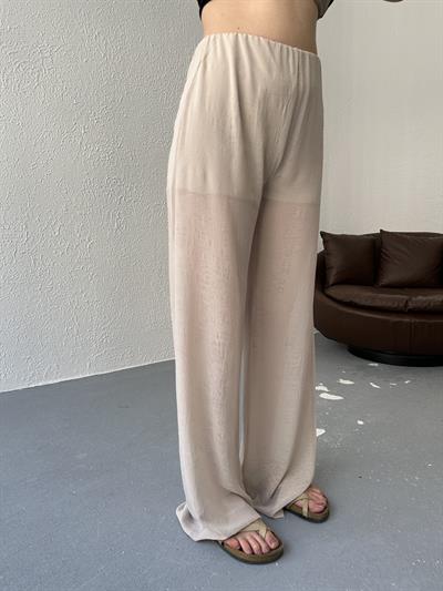 Organze Pantolon Bej
