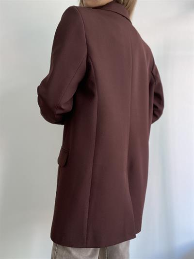 Oversize Blazer Ceket Koyu kahve