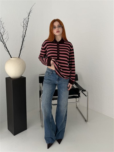 Paça Kesik Flare Jean Pantolon Tint