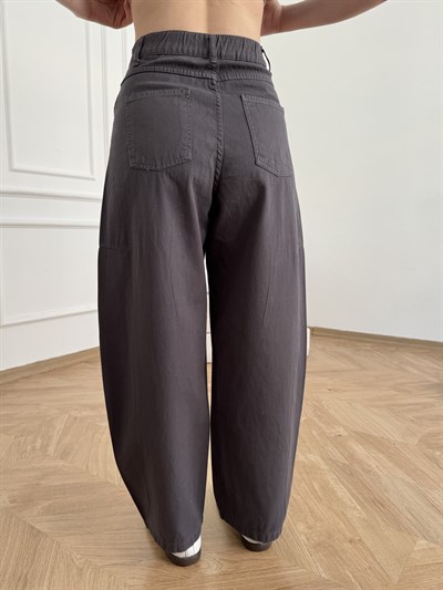 Parçalı Balon Pantolon Antrasit