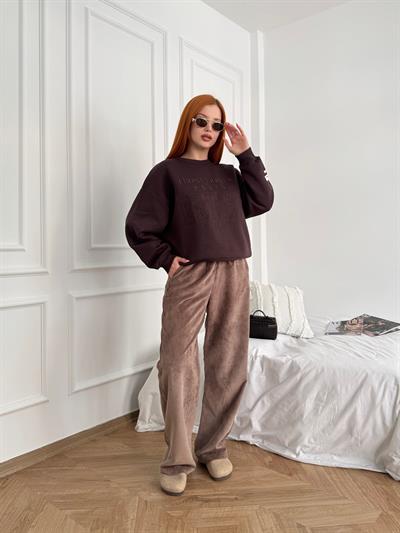 Relax Kadife Pantolon Camel