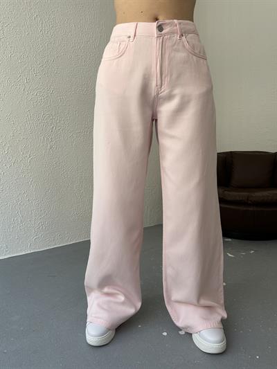 Relax Tencel Pantolon Pembe