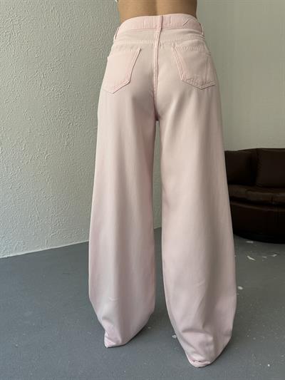 Relax Tencel Pantolon Pembe