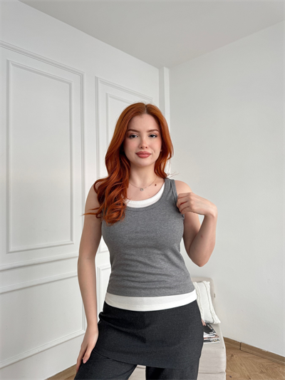 Ribana Double Atlet Antrasit melanj