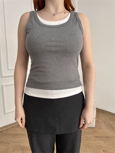 Ribana Double Atlet Antrasit melanj