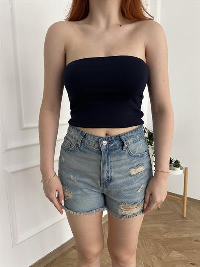 Straplez Body Lacivert