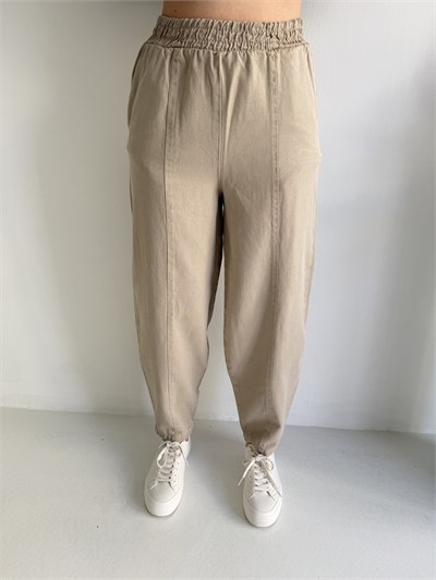Tencel Balon Pantolon Vizon