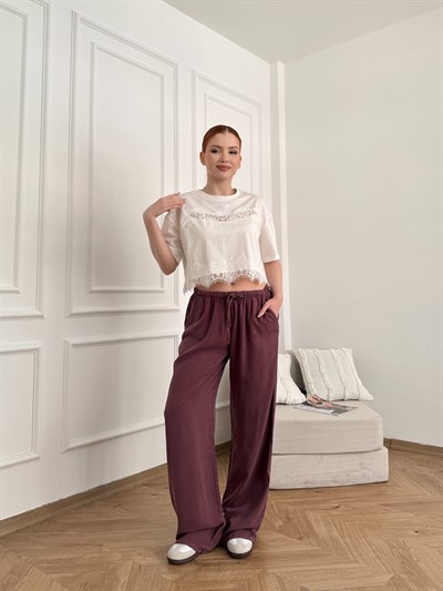 Tensel Pantolon Mürdüm